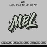 Mbl Embroidery File 6 sizes
