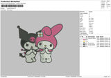 Melody Kuromi Embroidery