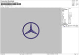 M Benz Embroidery File 6 sizes