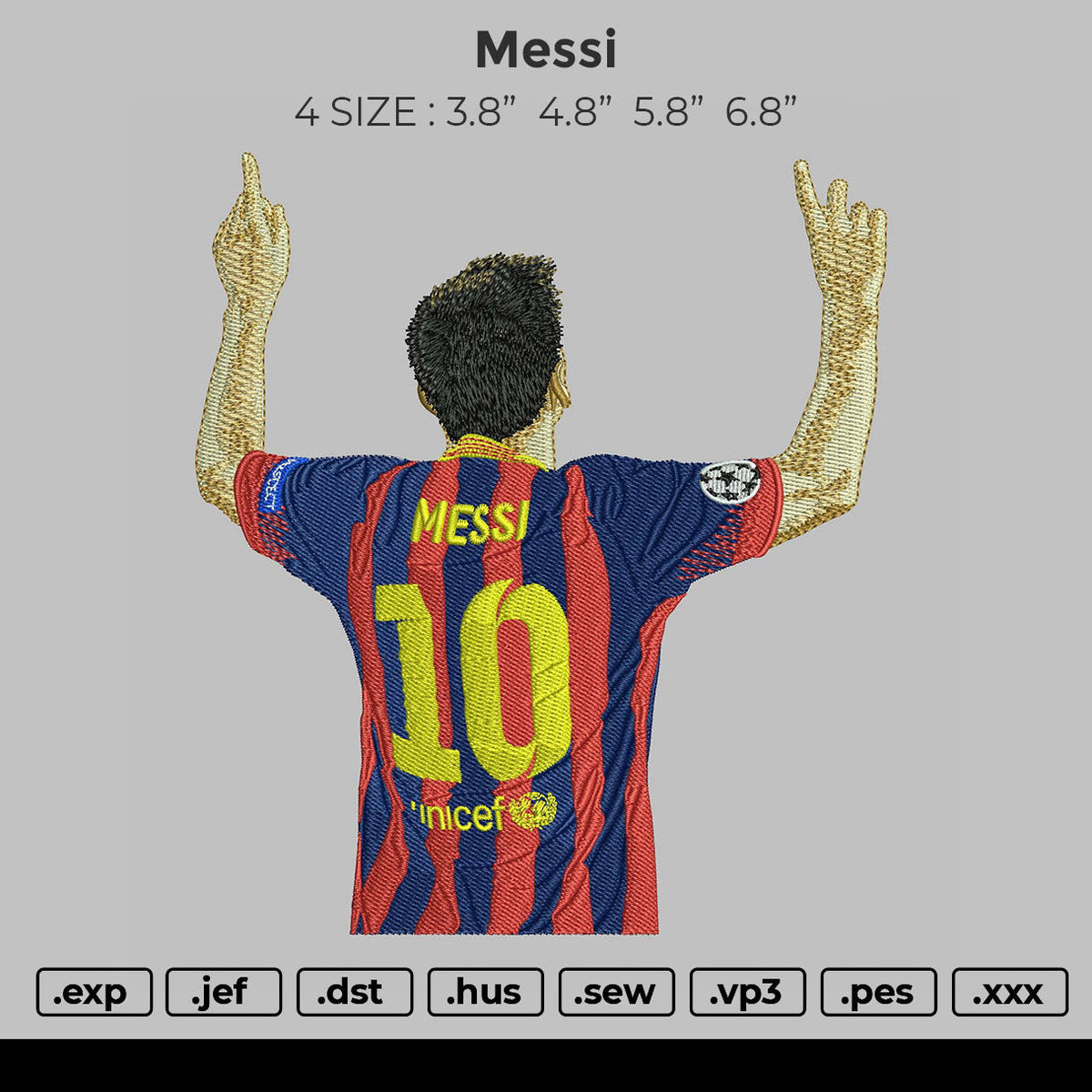 Messi Embroidery