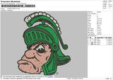 Michigan State Embroidery