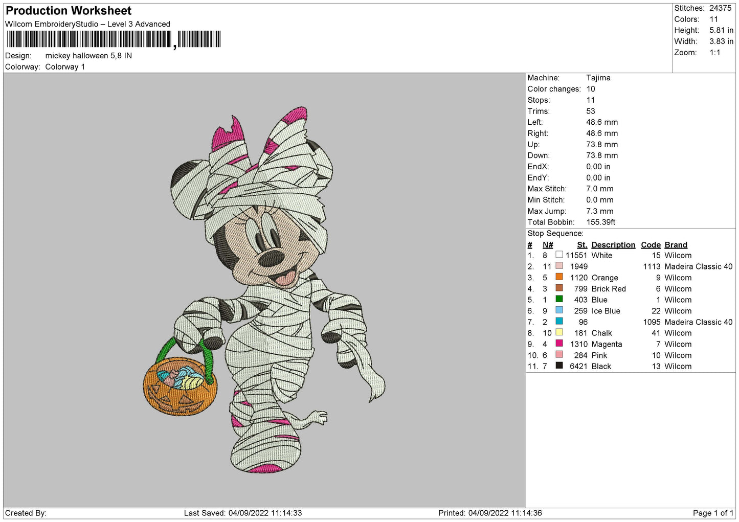 Minnie Halloween