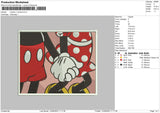 Mickey N Minnie Embroidery