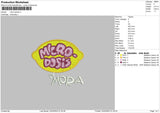 Micro D Embroidery File 6 sizes