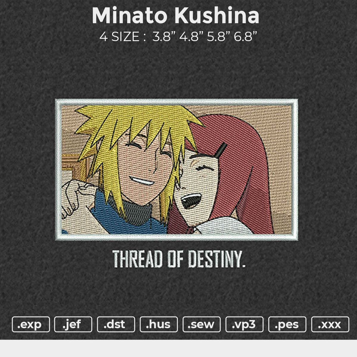 Minato Kushina Embroidery