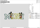 MICKEY Mickey Embroidery File 6 size
