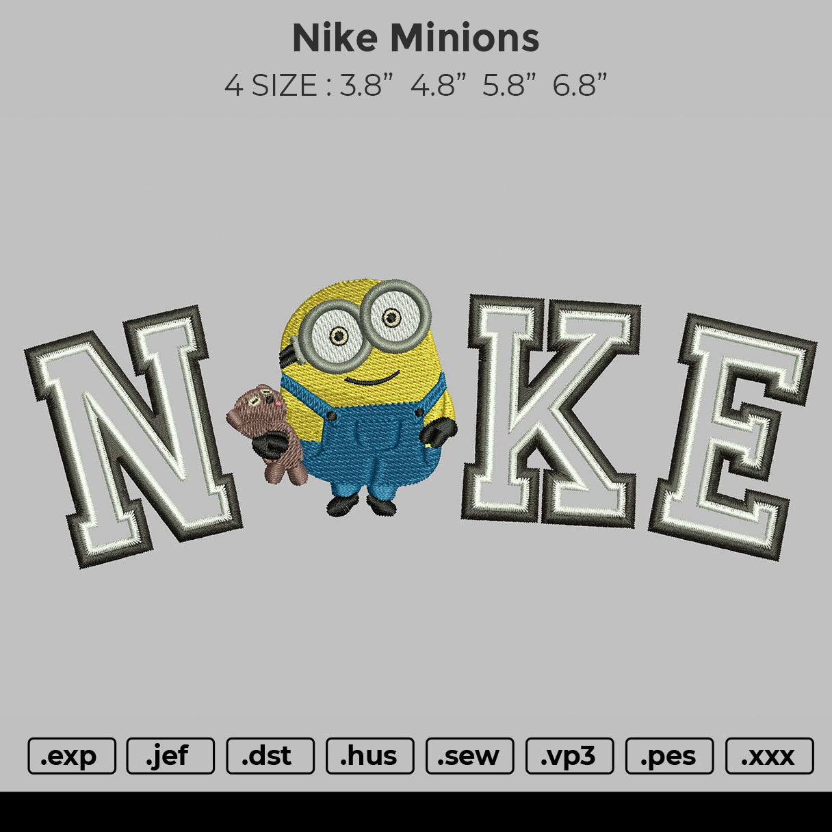 Nike Minions Embroidery
