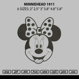 Minniehead 1911 Embroidery File 6 sizes