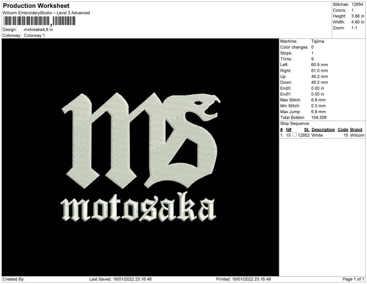 motosaka Embroidery