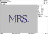 Chicagotext 2108 Embroidery File 6 sizes