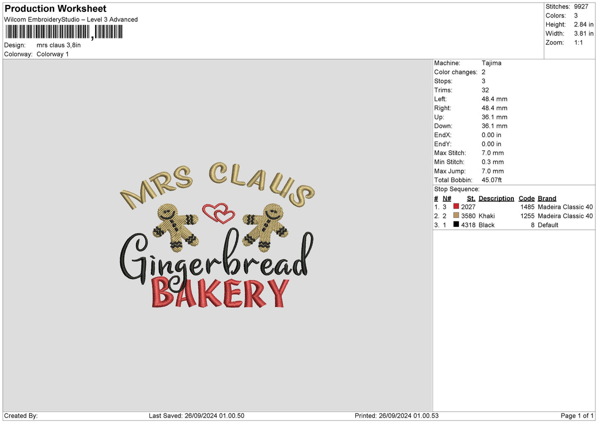 Cookies2609 Embroidery File 6 sizes