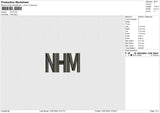 Nhm Embroidery File&nbsp;6 size