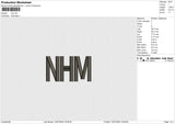 Nhm Embroidery File&nbsp;6 size