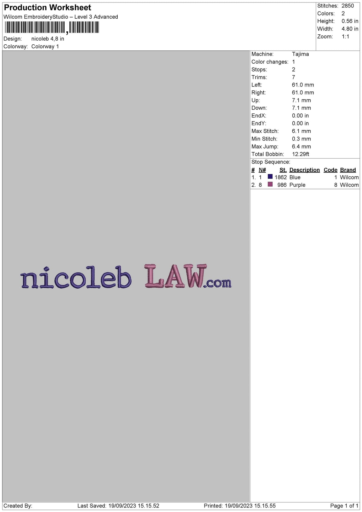 Nicoleb Embroidery File 6 sizes