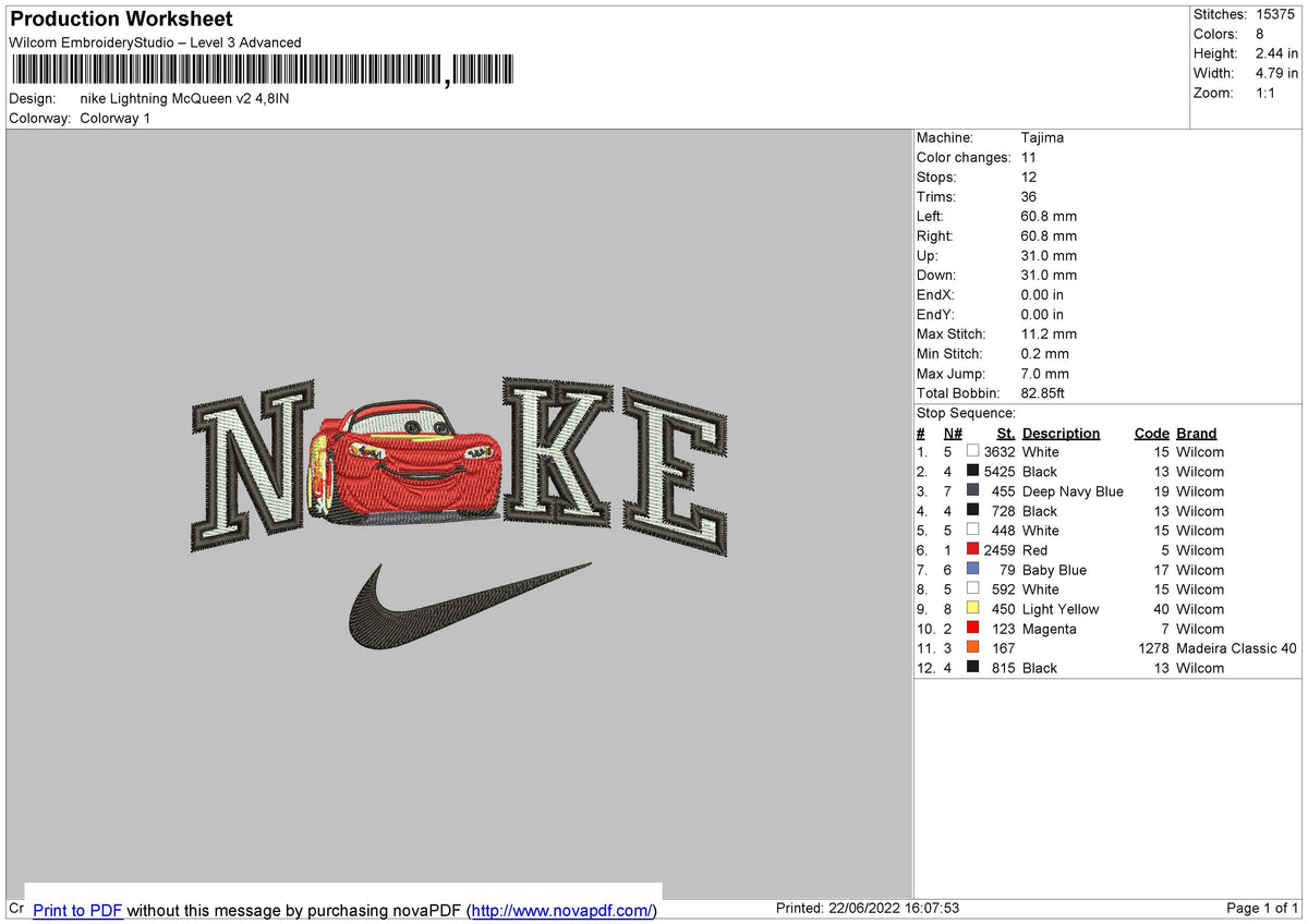 Nike Lightning Mcqueen v2