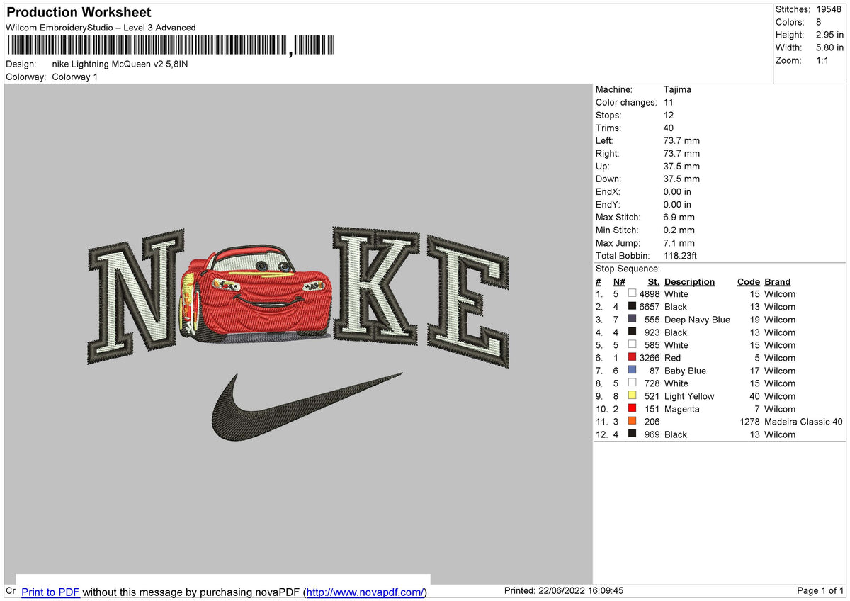 Nike Lightning Mcqueen v2
