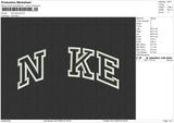 Nike Spacing Embroidery
