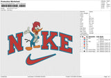 Nike WOODY Embroidery File 6 size