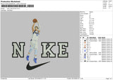 Nike Player Luka Embroidery File 6 sizes