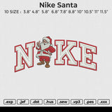 Nike Santa Embroidery