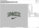 Nike Swoosh Storm Embroidery File 6 sizes