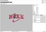 Nike Angel Xmas V4 Embroidery File 6 sizes