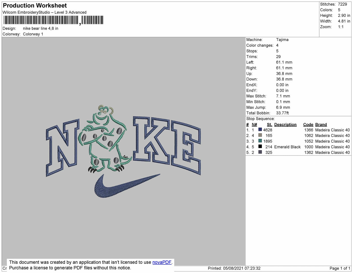 Nike Bear Line
