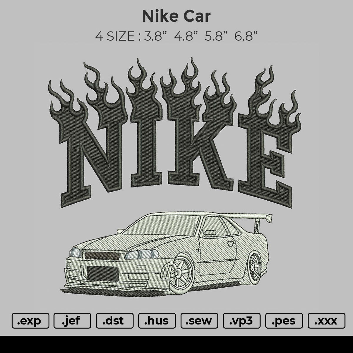 Nike Car Embroidery