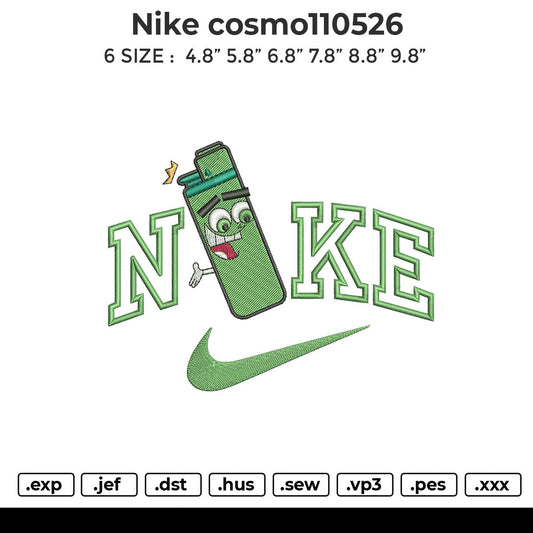 nike cosmo110526 Embroidery File 6 sizes