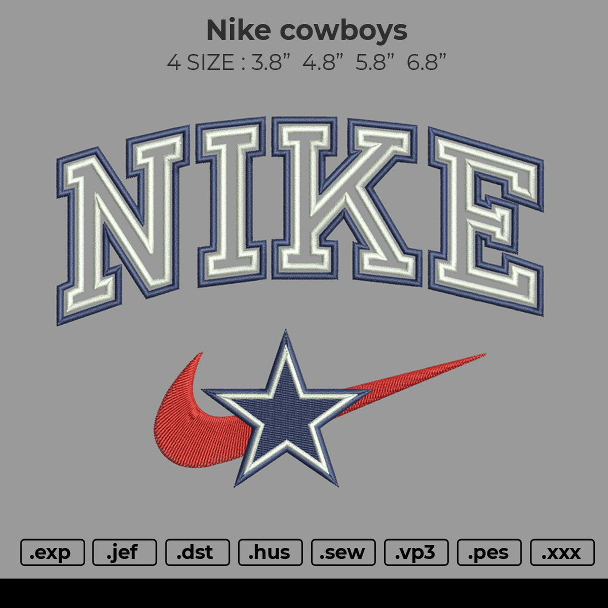Nike Cowboys Embroidey