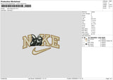Nike Bee Embroidery File 6 sizes