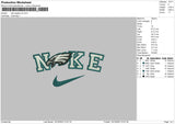 Nike Eagles V5 Embroidery File 6 sizes