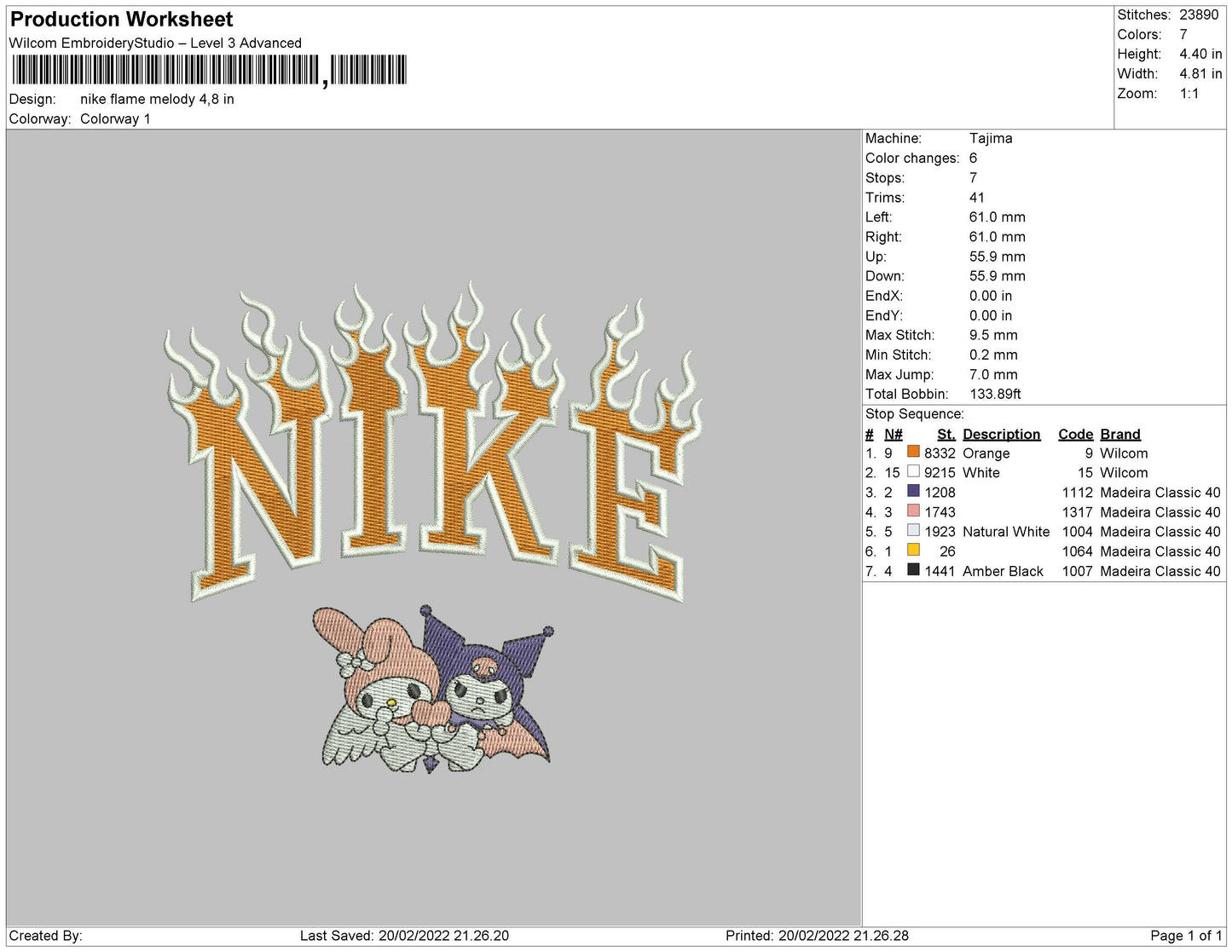 Nike Flame Melody