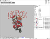 Nike Goku Xmas Embroidery