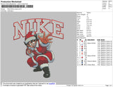 Nike Goku Xmas Embroidery