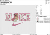 Nike Karol G Embroidery File 6 size