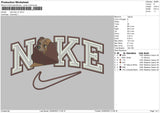 Nike Lady V2 Embroidery File 6 sizes