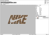 Nike Leopard 03 Embroidery File 6 sizes