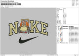 Nike Coco 2107 Embroidery File 6 size