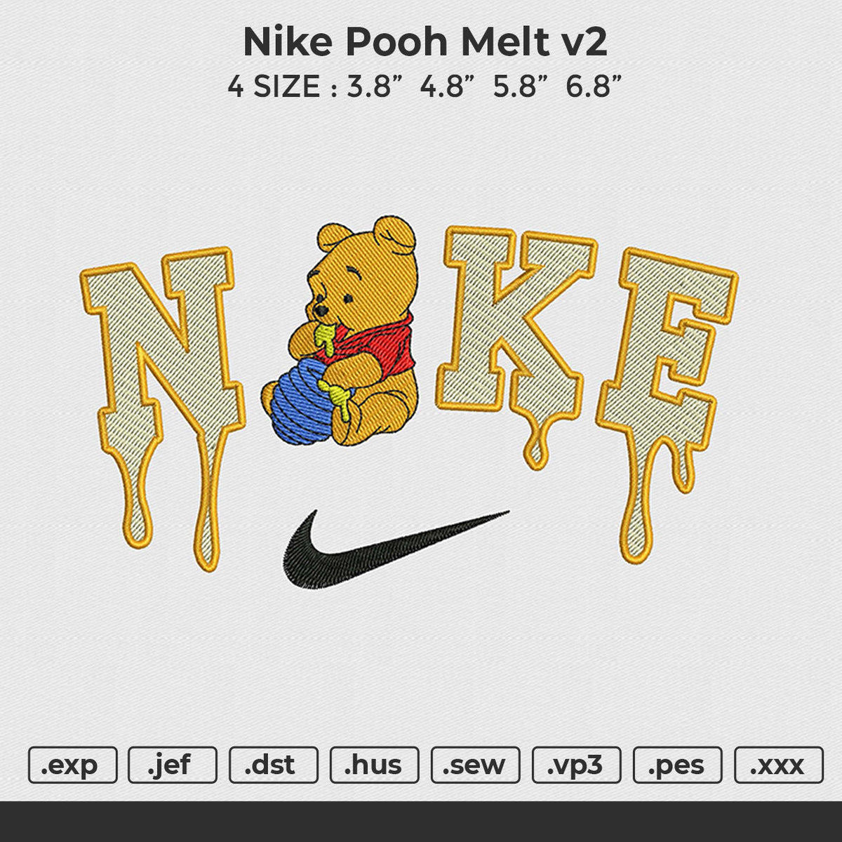 Nike Pooh Melt v2 Embroidery