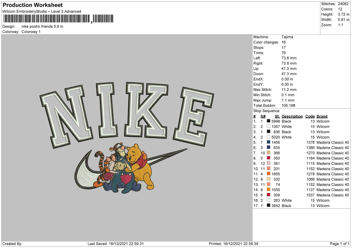 Nike Pooh N Friends