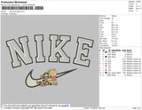 Nike Pooh Tiger Embroidery
