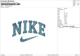 Nikesatin4526 Embroidery File 6 sizes