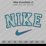 Nike Snowflake v1 Embroidery