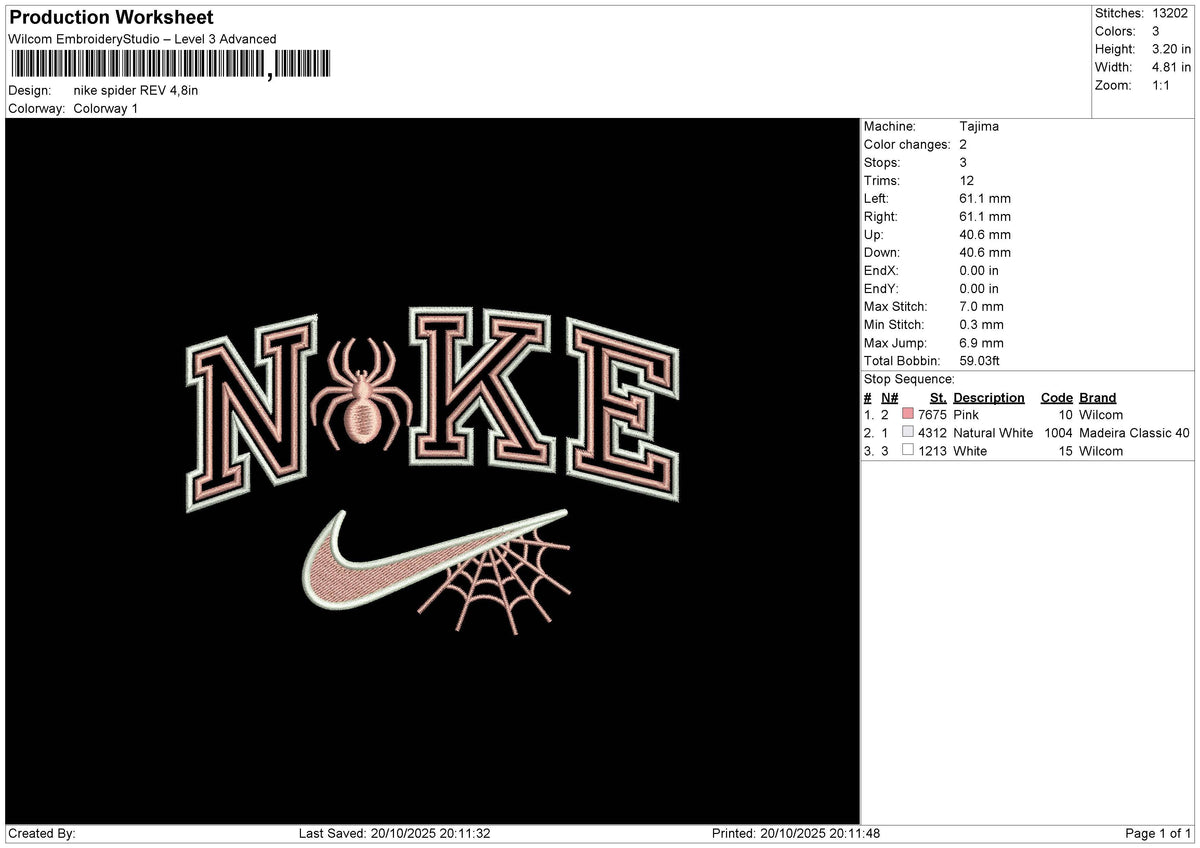 Nike spider