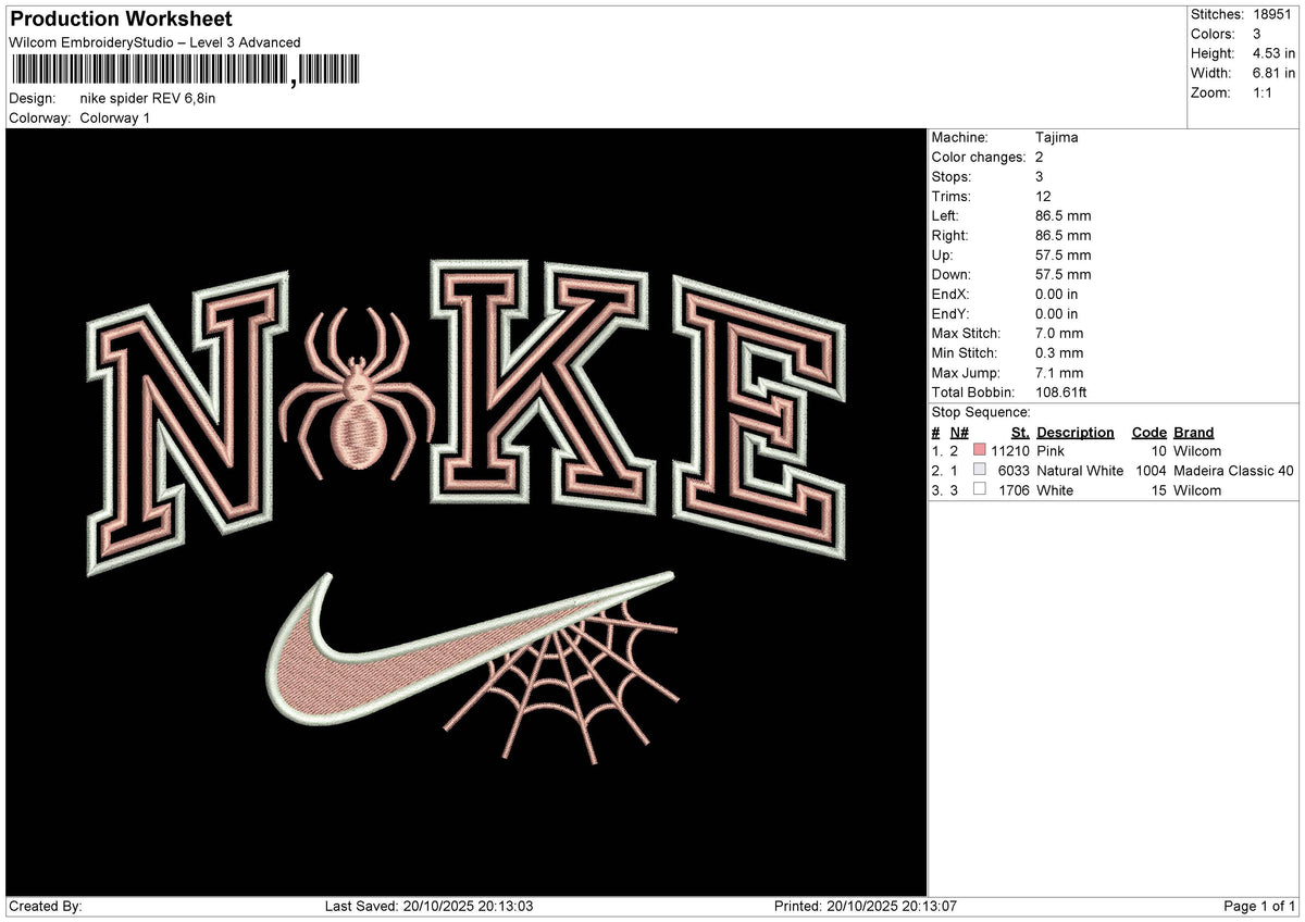 Nike spider