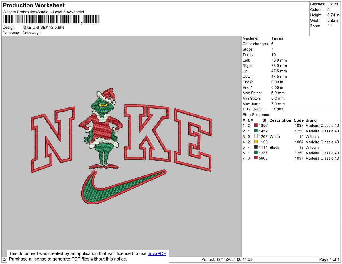 Nike Unisex Grinch