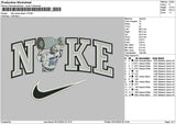 Nike Winner Player v2 Embroidery File 6 sizes
