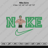 Nike Zorro Embroidery