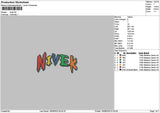 Nivektext Embroidery File 6 sizes